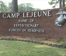 Picture of Camp Lejeune entrance sign