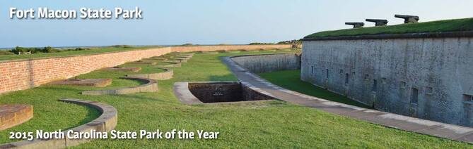 Picture of Fort Macon State Park 2015 North Carolina State Park of the Year.